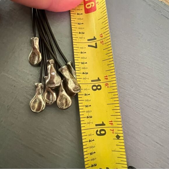 Uno De 50 Unode50 Brown Leather & Silver Necklace - Picture 5 of 8